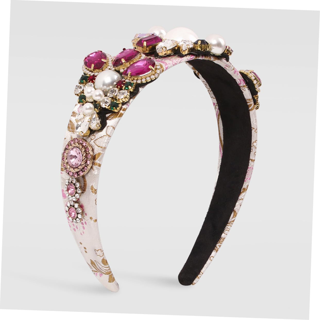 FRCOLOR 2stücke Stylischer Haarreif Für Mit Perlen Und Bunten Luxuriöses Haaraccessoire Für Partys Hochzeiten Und Besondere Anlässe