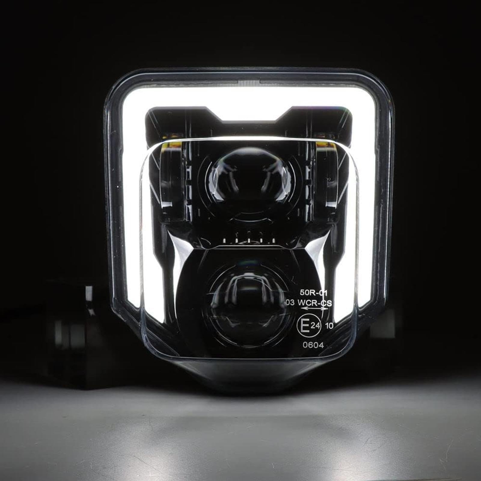 reflektor motocyklowy Części zamienne do motocykli terenowych 66W LED reflektor światła mijania/drogowego DRL do TE FE 200 250 350 450 501 701 do Dla Husqvarna 2017-2022