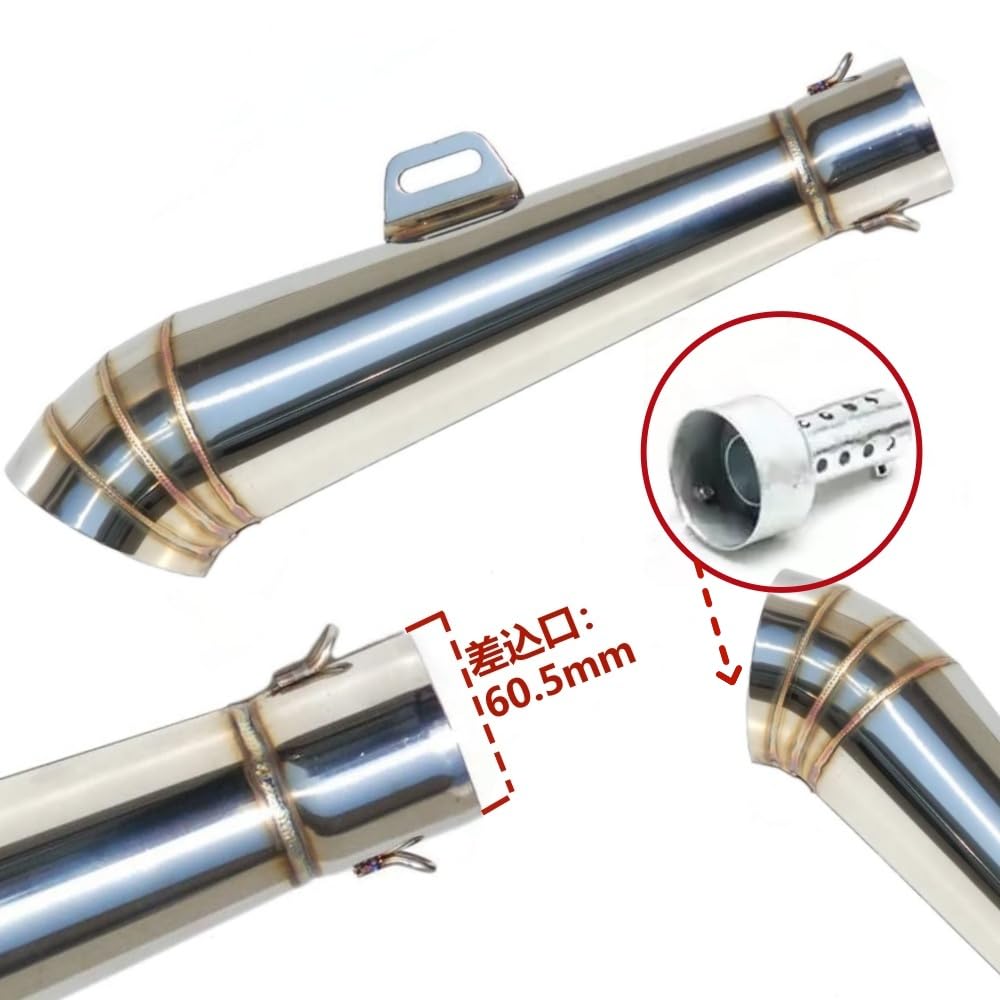 Amazon | Yowhyana Φ60.5mm GP サイレンサー 汎用 スリップオン