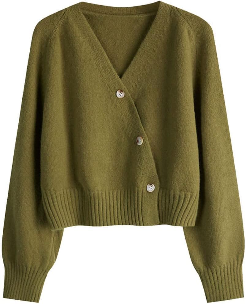 Cardigan Donna Lungo Con Bottoni - Scollo A V, Morbido E Leggero Per Autunno - Foto 7
