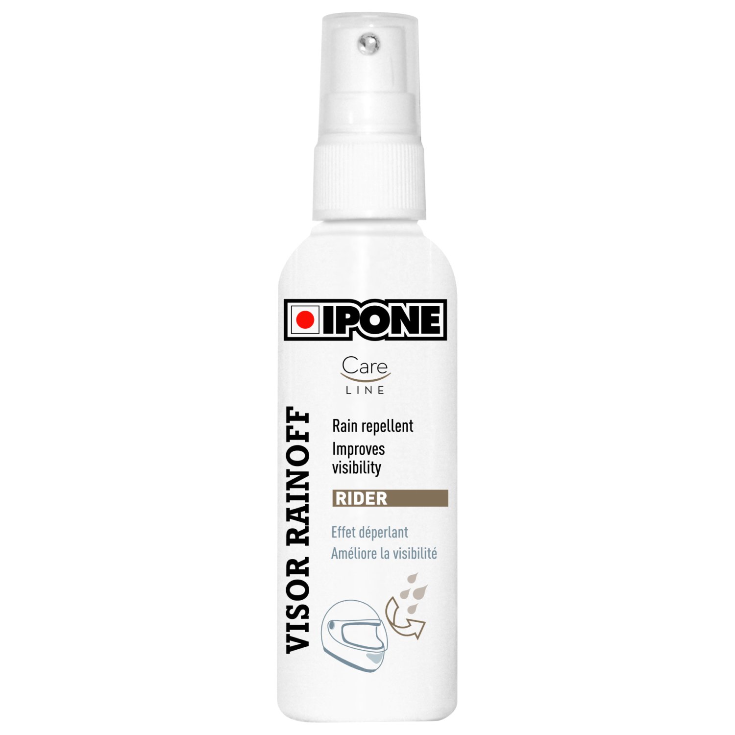 IPONE - Osłona przeciwdeszczowa do wizjerów i kasków - Efekt hydrofobowy - Nie spływa - Nie zostawia śladów - 100 ml