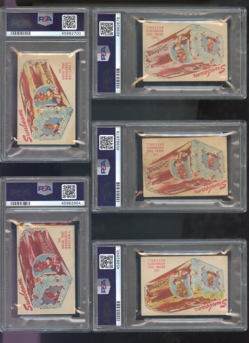 1947 Sunbeam Bread Joe Orengo PSA 5 Graded Baseball Card Sacramento Solons PCL - Slabbed Baseball Cards