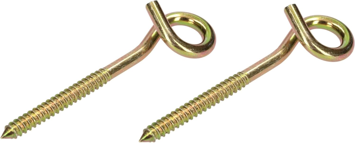 KOTARBAU® Set of 2 Swing Hooks M10 Wood Thread Wood Screw Swing Beam