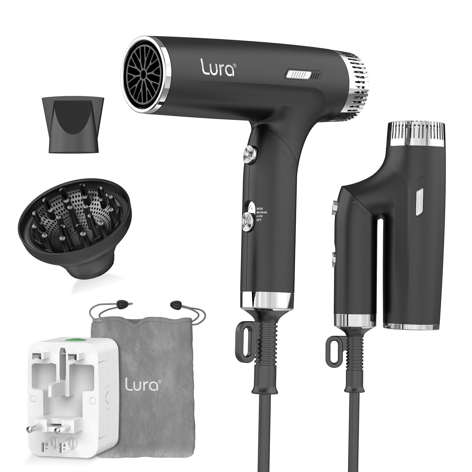 Amazon.com : LURA Auto Dual Voltage Hair Dryer for International