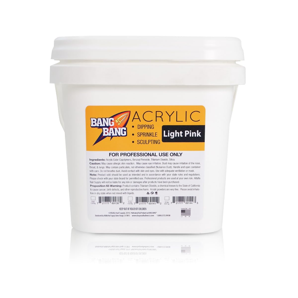 BangBang Acrylic Powder - Light Pink - 10 lbs