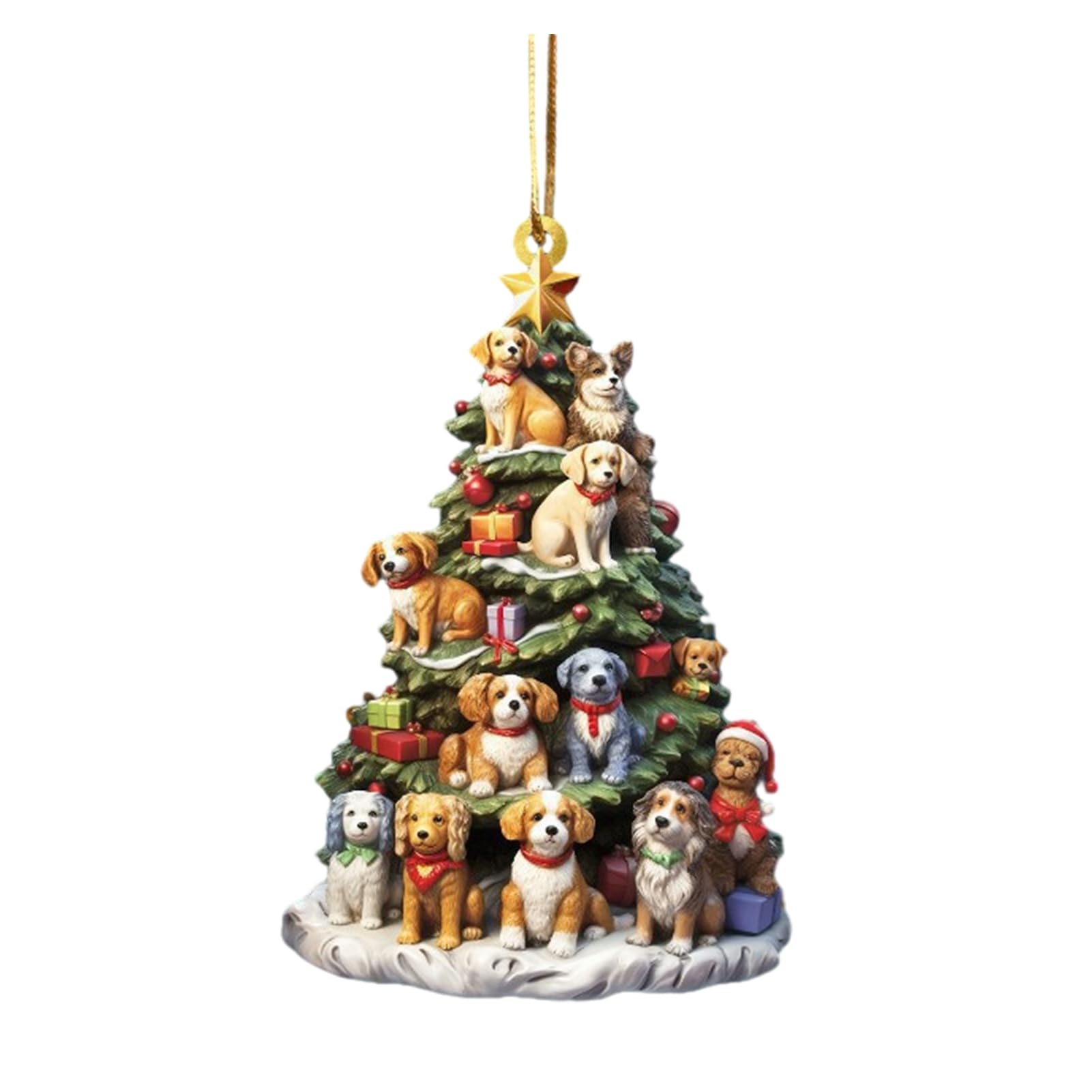 HshDUti Book Christmas Tree Ornaments Christmas Ornaments For Book Lovers Funny Stacked Books Ornament Christmas Hanging Decorations Christmas Tree Home Party Decor Gifts for Book Lover C