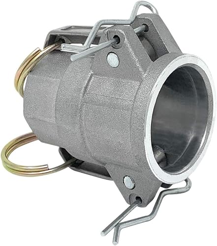 Miniatura 4 de Gloxco Tipo D de aluminio leva y ranura de manguera de conexión, 1" Camlock hembra x 1" NPT hembra (CAM-10-D-AL)