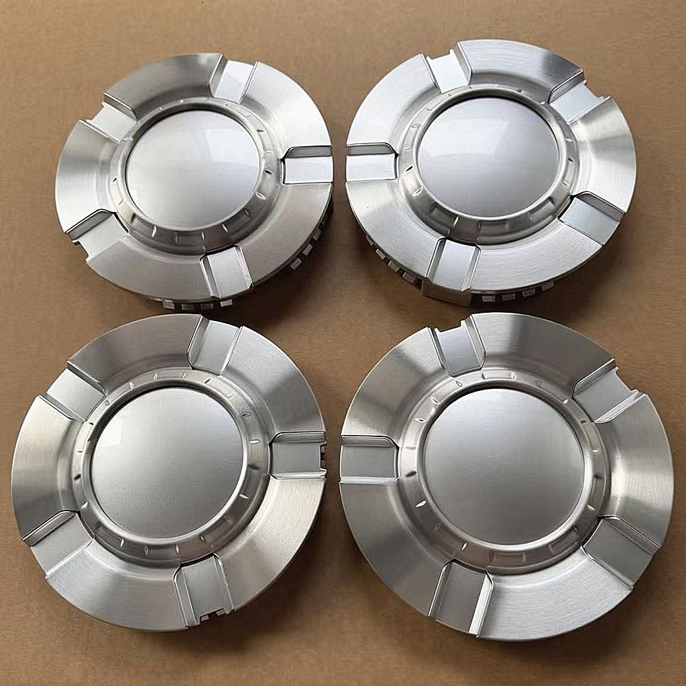 Photo 1 of MYzhaoH 4 PC Silver Wheel Center Caps for Chevy Silverado Tahoe Avalanche 1500