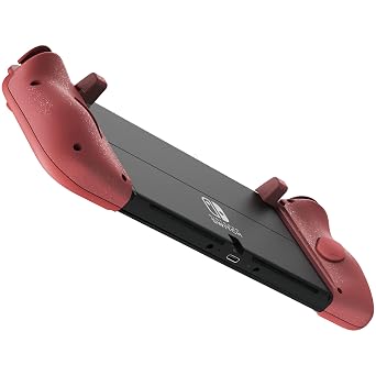 Switch Accessory: Controller - HORI Split Pad Compact - Apricot Red: Officially Licensed by Nintendo