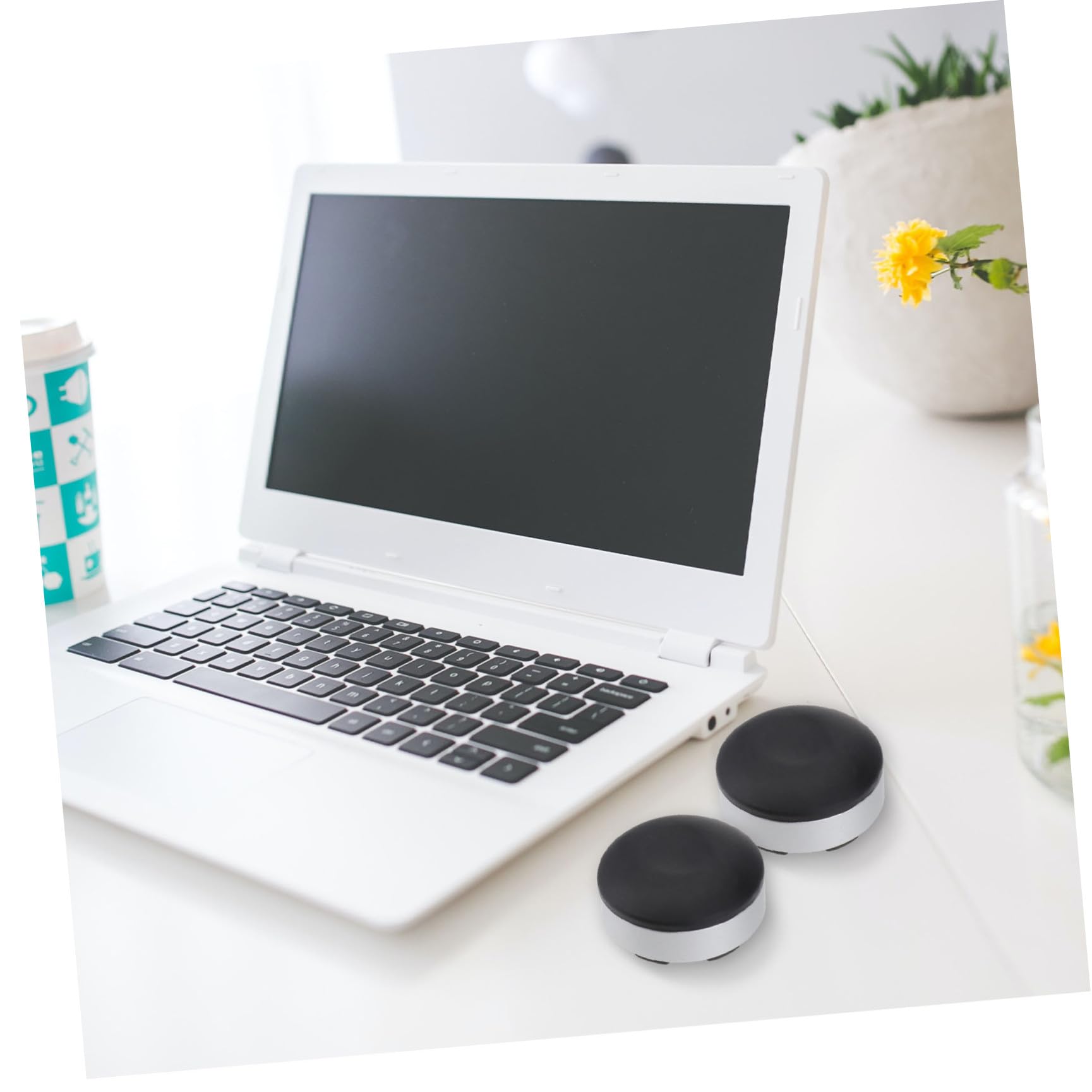 UKCOCO 3juegos Soporte Portátil para Laptop Base De Disipación De Calor Almohadilla Elevadora Ergonómica para Oficina Casa Negro