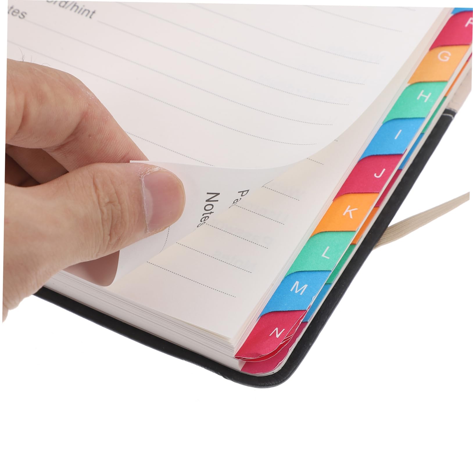 ARTIBETTER Adressbuch mit Register Vielseitiges Telefonbuch aus Pu und Papier Einfach zu Bedienen für Homeoffice und Familie zur Kontaktverwaltung