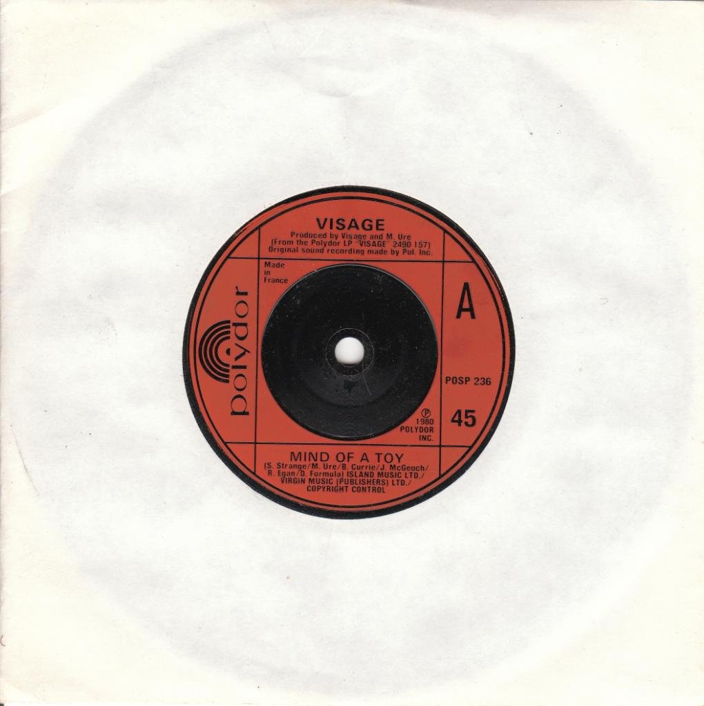 Visage - Mind Of A Toy - [7"]