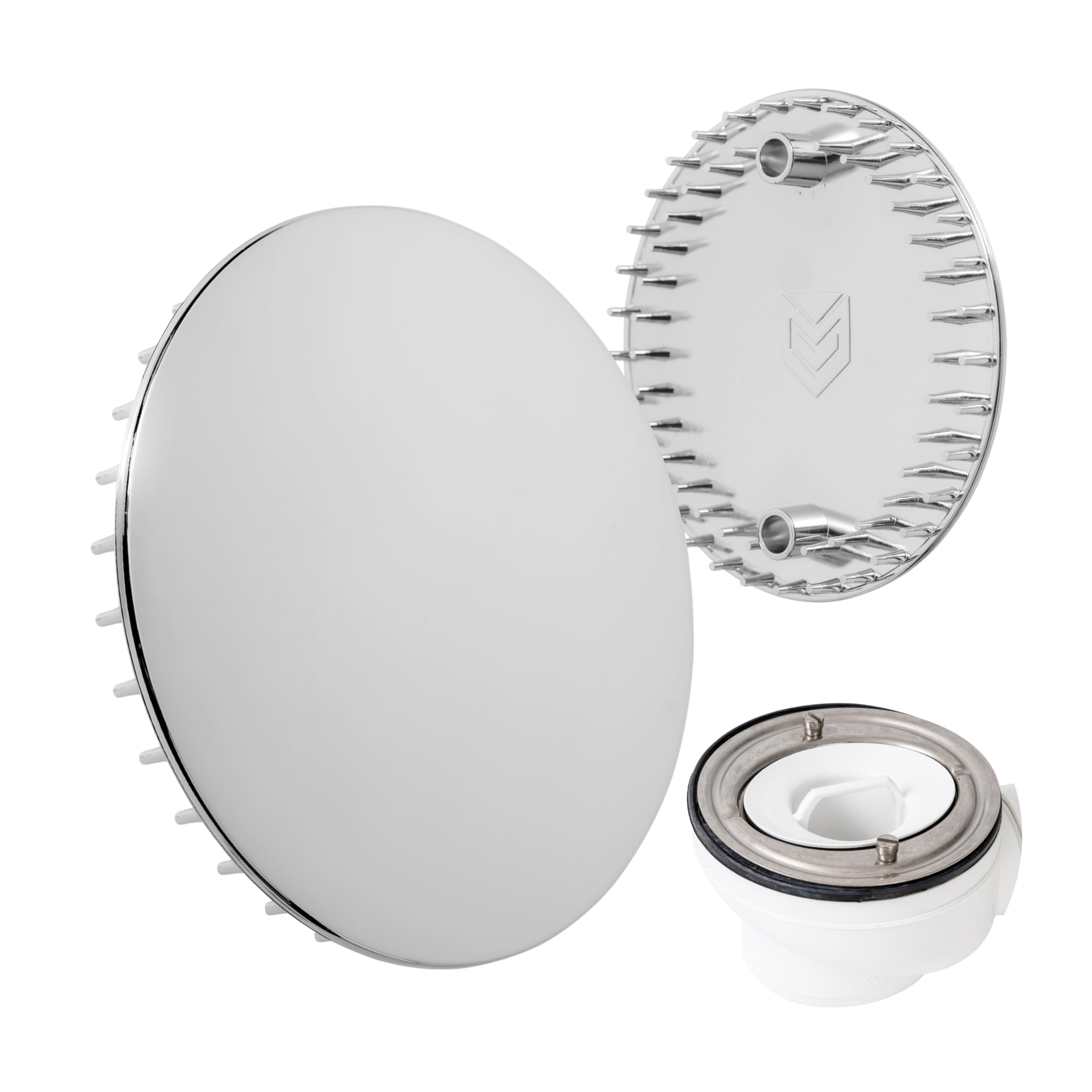 Duschabfluss Abdeckung 90mm - Chrom Deckel Für Viega Tempople Ablaufgarnitur