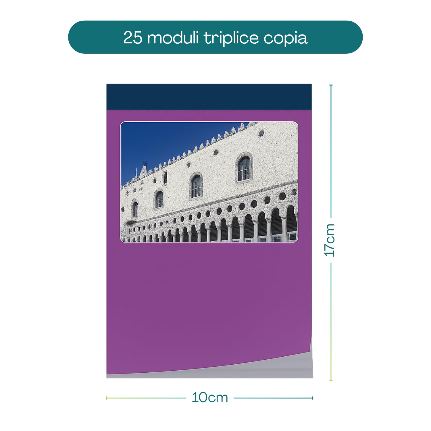 Virsus Blocchi Comande da 25 Moduli in TRIPLICE Copia 3754, misura 17x10 cm, Moduli autoricalcanti, Comande ordini per Alberghi, Ristoranti, Hotel, Pizzerie, Agriturismi (30)