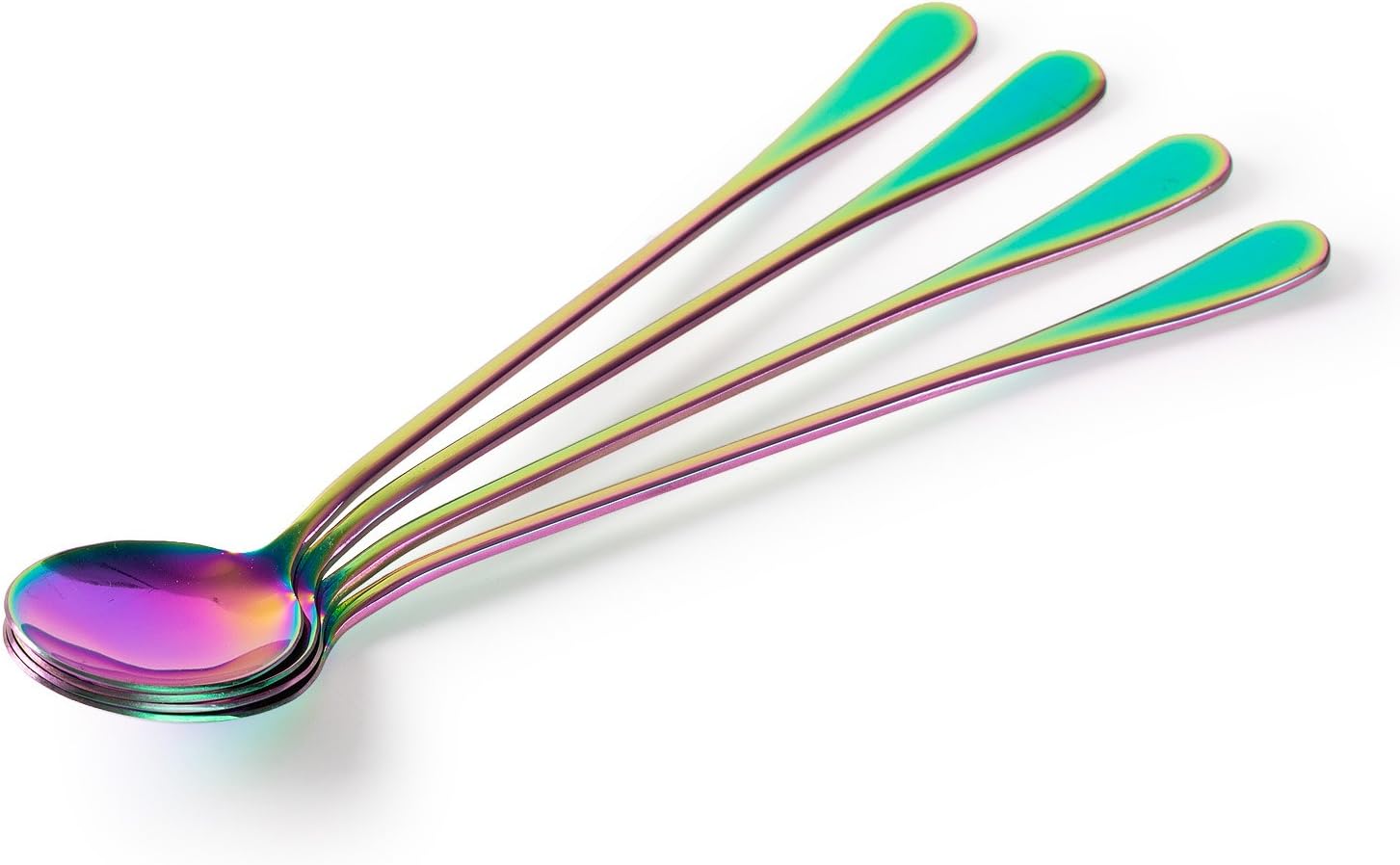 Exсluѕіvе Dіѕсоunt 80% оƒƒеr Long-handled ice tea spoon, cocktail stir spoons, stainless steel coffee spoons, Colored ice cream scoop Set of 4 40% оƒƒ Dіѕсоunt Long-handled ice tea spoon, cocktail stir spoons, stainless steel coffee spoons, Colored ice cream scoop Set of 4