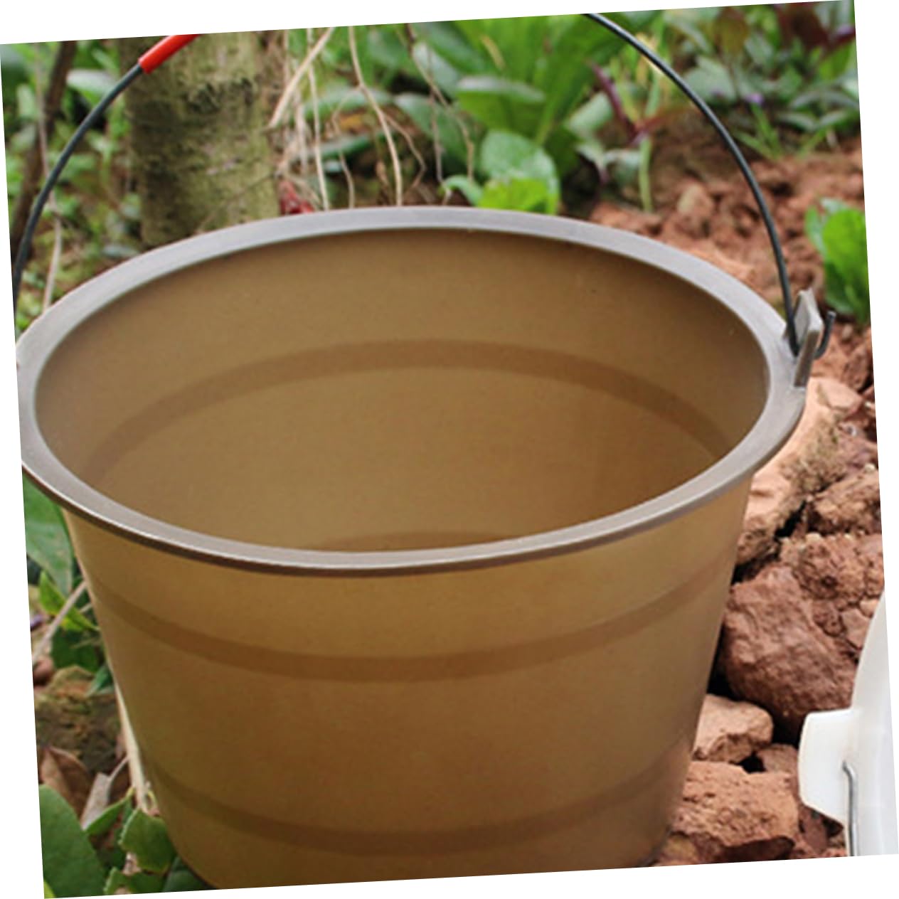 ORFOFE 2pcs Grout Bucket Mixing Bucket for Builders Heavy Duty Construction Site Cement Barrel