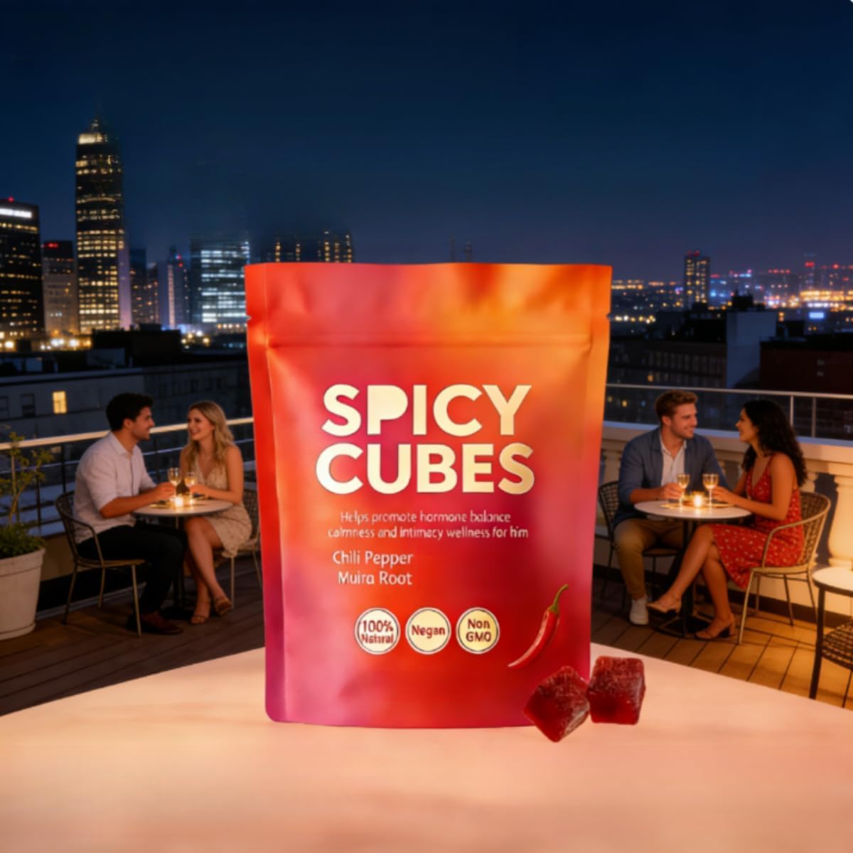Spicy Cubes - Promote emotional relaxation, soothe body and mind, enhance intimacy, energy and vitality
