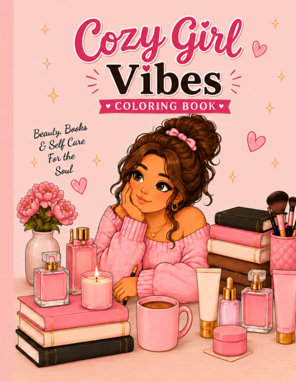Cozy Girl Vibes Coloring Book