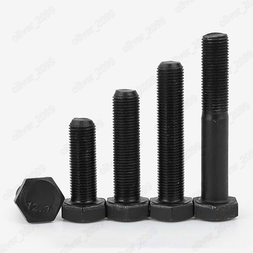 Pernos hexagonales de Acero Tornillos de Cabeza Hexagonal(M10x1.25x25mm)