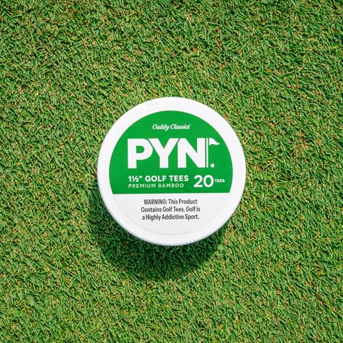 Magnetic Golf Tee Holder Set with Bamboo & Plastic Tees