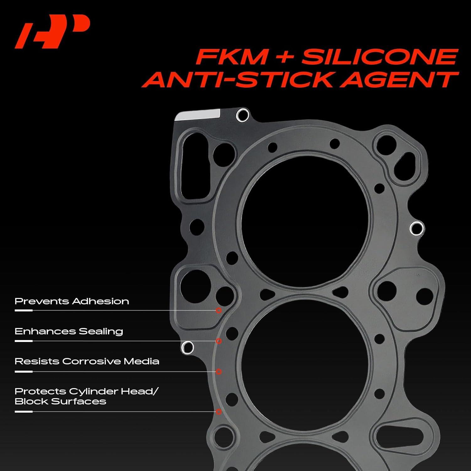 A-Premium L4 Engine Cylinder Head Gasket Compatible with Honda Civic 1999-2000 1.6L, Civic del Sol 1994-1997 1.6L & Acura Integra 1992-1993 1.7L, Integra 1994-2001 1.8L