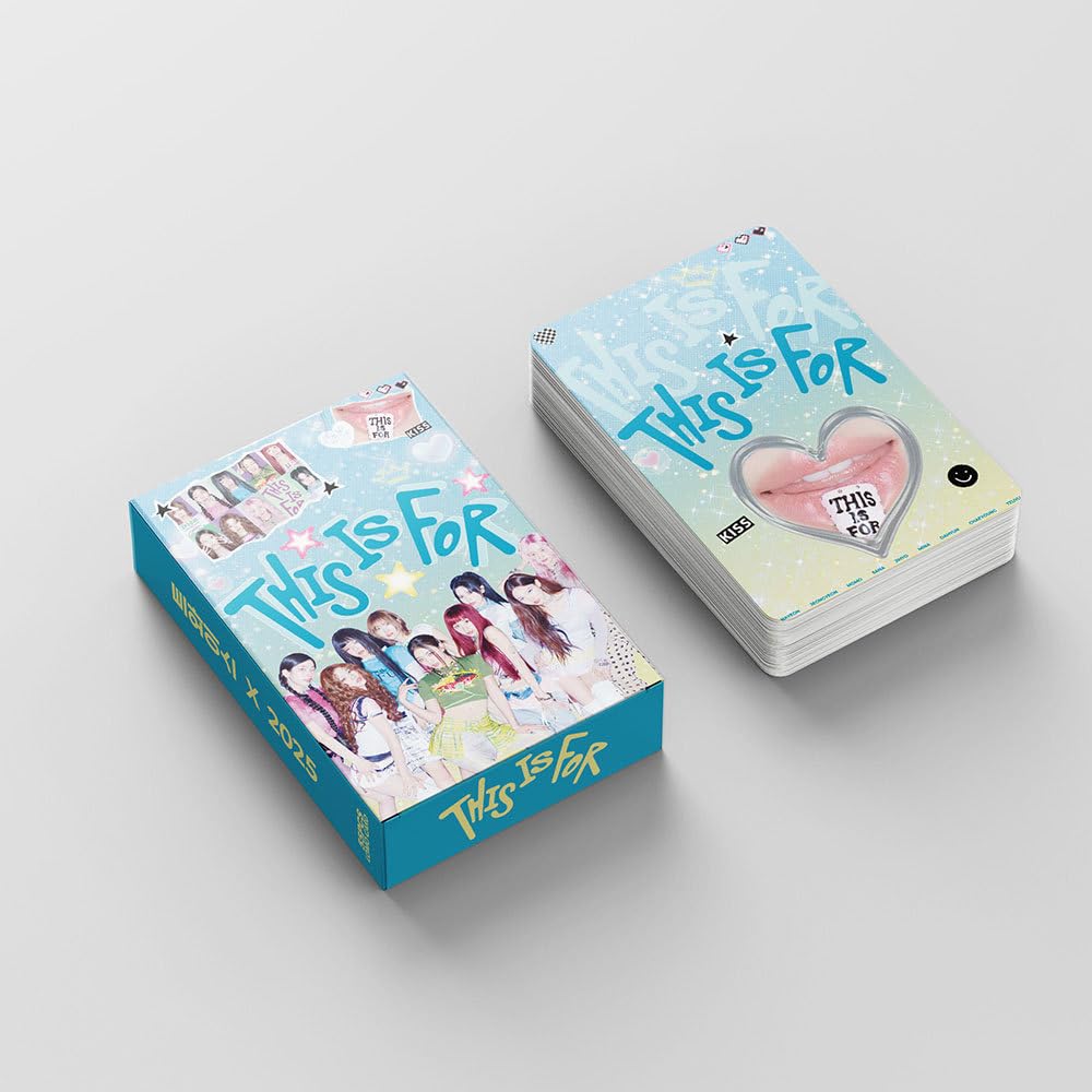 Tw Photocards 2025 - Tarjetas Lomo, colección de tarjetas Tw para fans (55 unidades, azul) 6