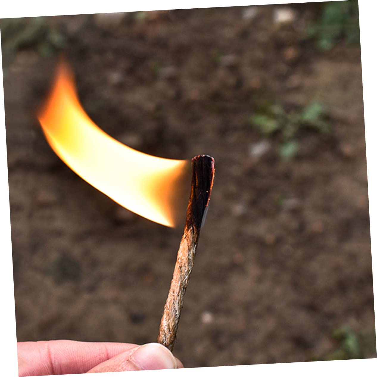 LIOOBO 4-Pack Rope Survival Wick Cord for Camping Hiking Outdoor Matches Ropes