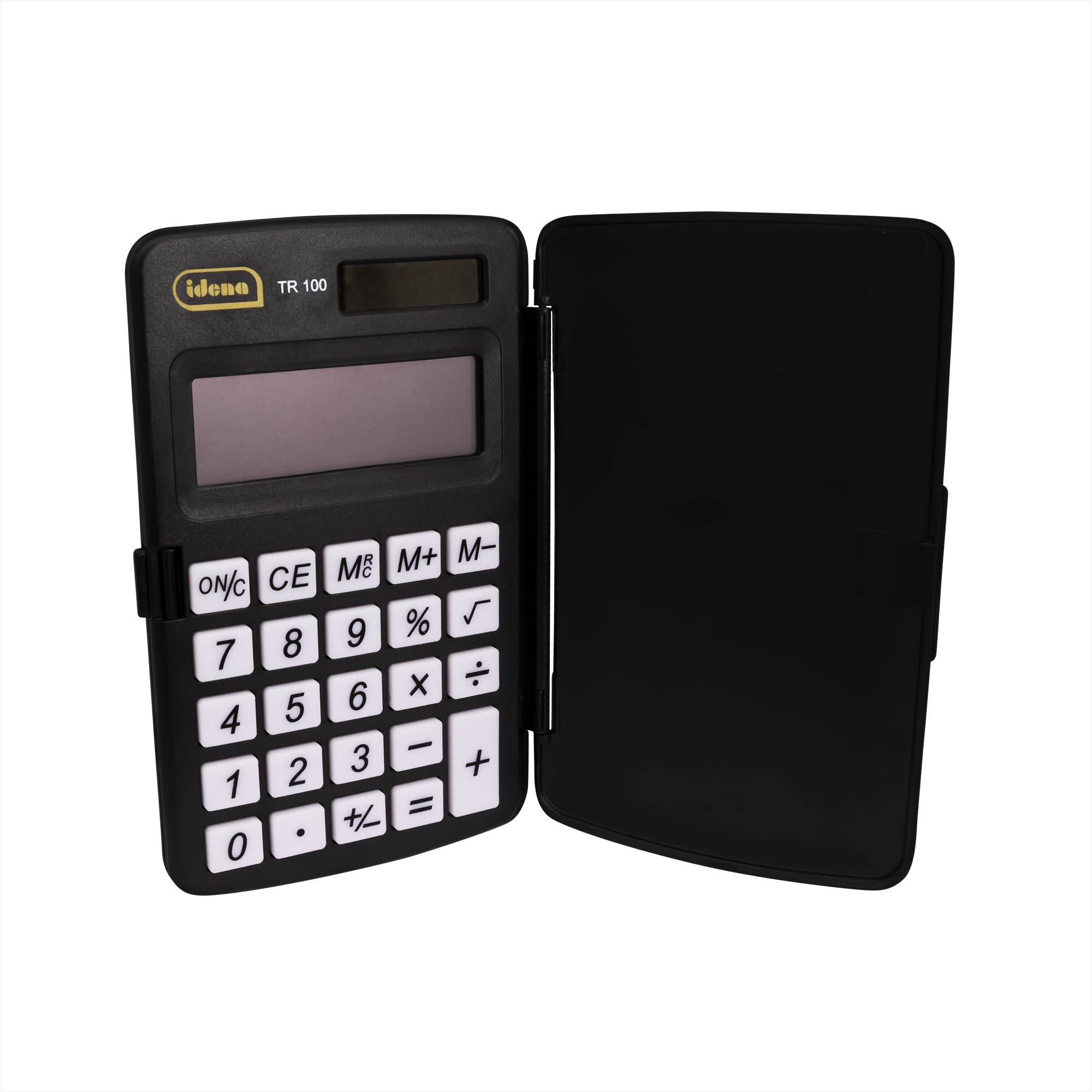 Calculatrice De Poche Solaire TR100 - 8 Chiffres, Fonction Mémoire | Avec Couvercle Protection