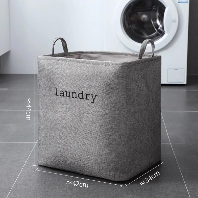 Panier à linge pliable pratique et portable - Parfait for ranger les vêtements sales et plus encore(Blue,25x35x40cm)