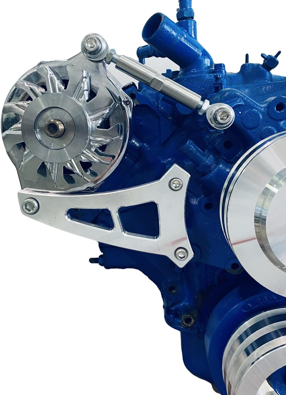 compatible with Ford Alternator Bracket High Mount using Mechanical Water Pump 429 460 BBF