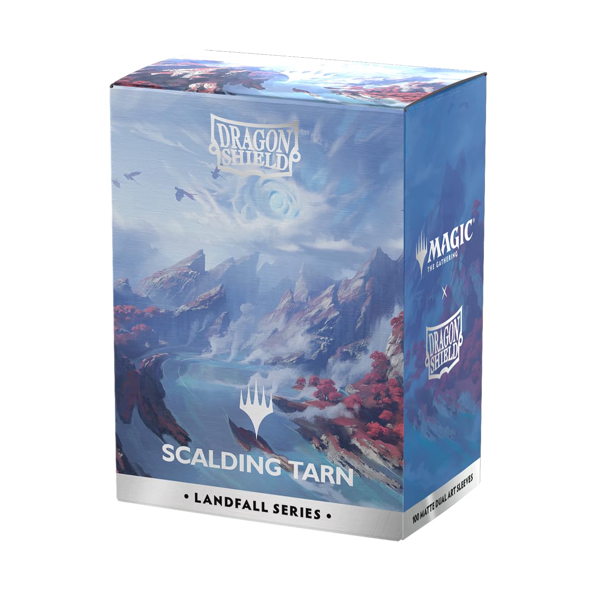 Dragon Shield | Matte Dual Art Sleeves | MTG Landfall Series | 100 CT - Smooth & Tough Premium TCG Sleeves | Compatible with Pokemon, One Piece & Magic the Gathering | Scalding Tarn
