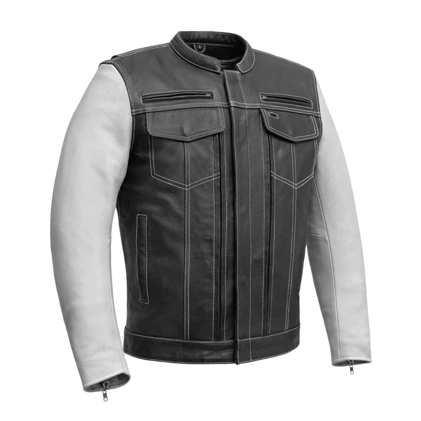 First Mfg Co Raider Motorcycle Biker Jacket
