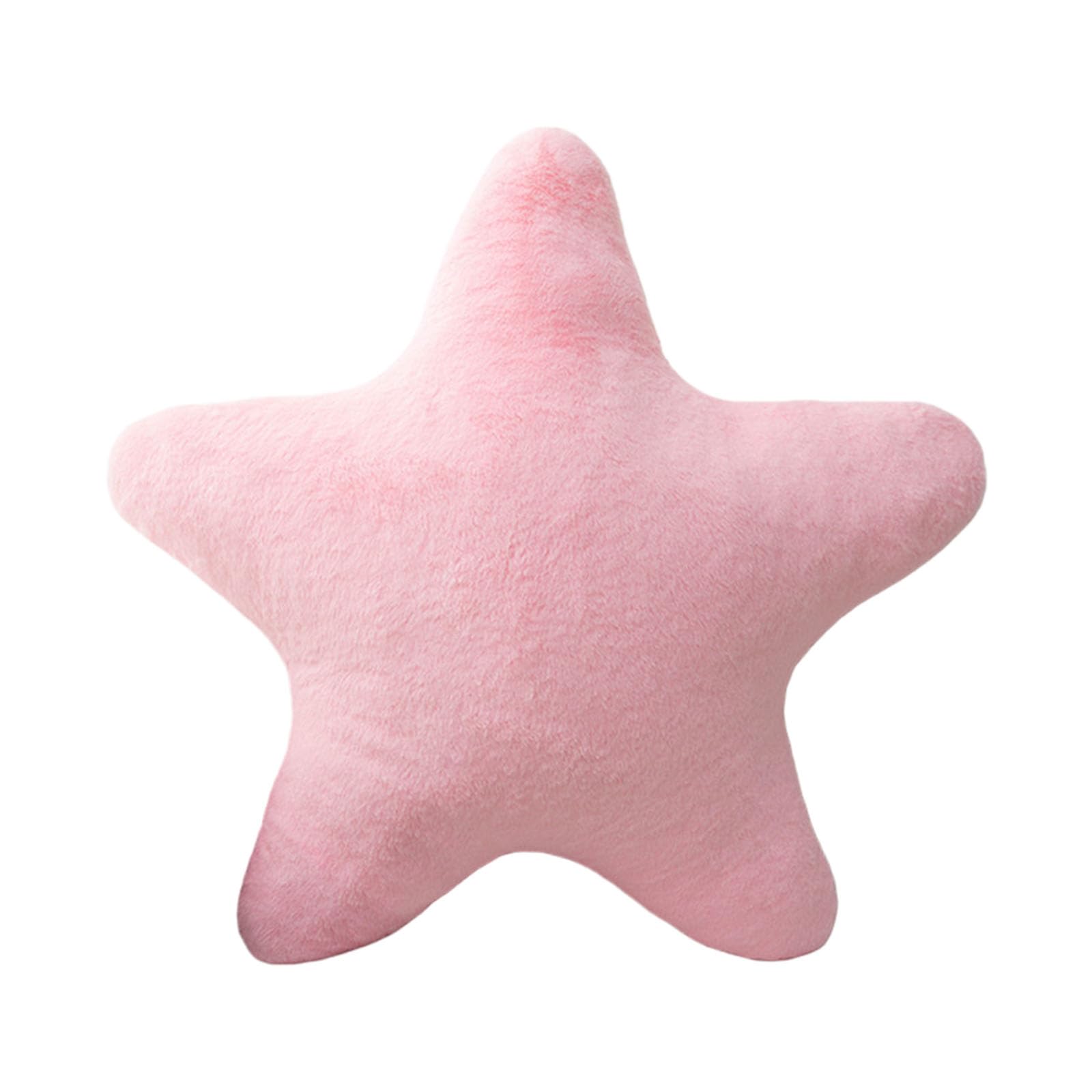 Msioytog Star Shape Stuffed Toy Throw Pillow with Breathable Filling Home Decors Sofa Couch Plush Cushion 40cm Back Pillow