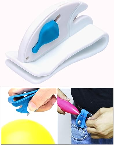 Miniatura 3 de Cortador de cinta para globos, abridor de paquetes multifuncional, ligero, cinturón abierto, caja abierta, cortador de globos para decoración de