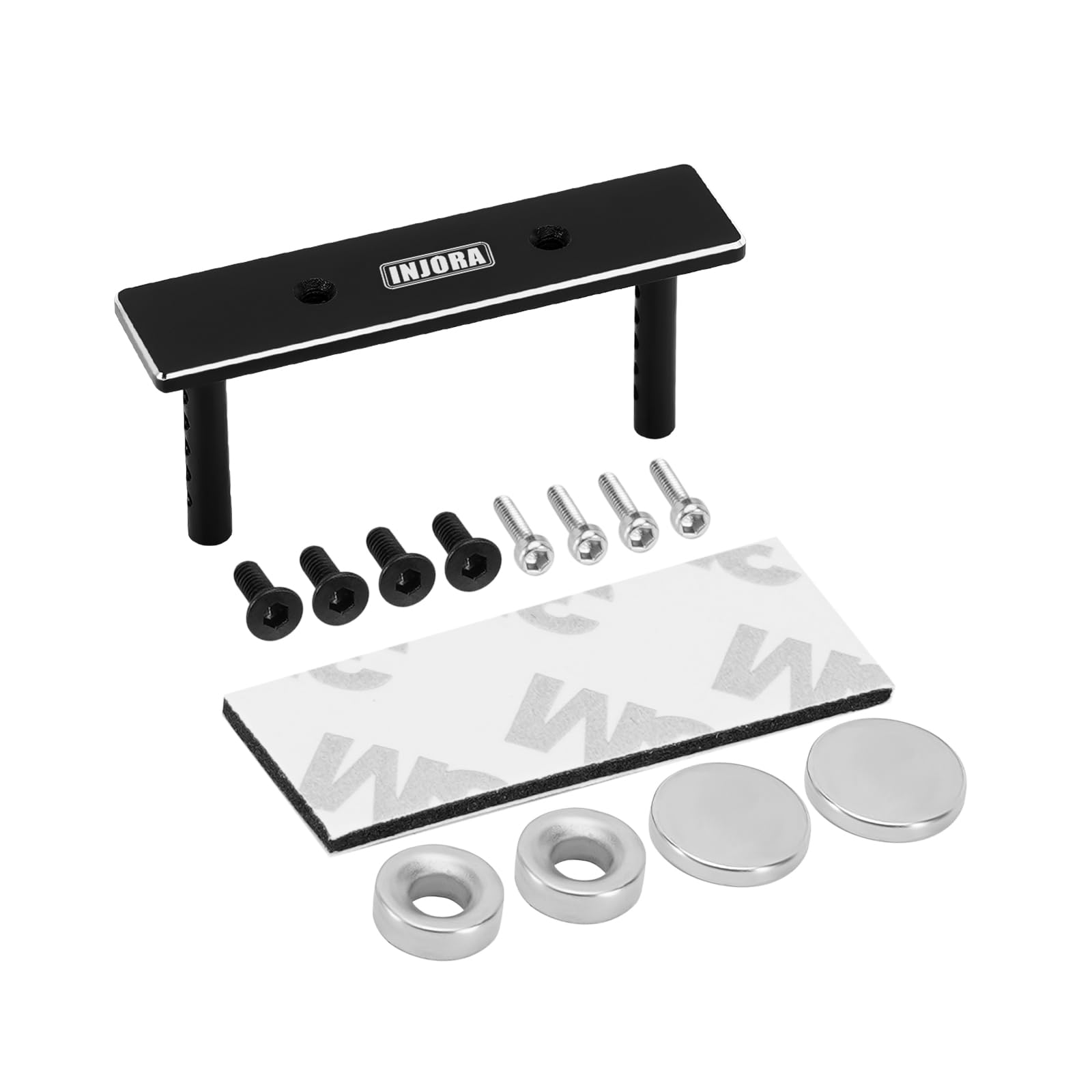 INJORA Magnetic Body Mount Invisible Body Post for 1/24 RC Crawler FMS FCX24M Upgrade
