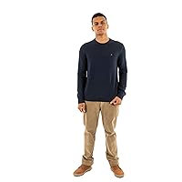 Tommy Jeans Uomo Pullover Sweater Slim Fit, Blu (Dark Night Navy)