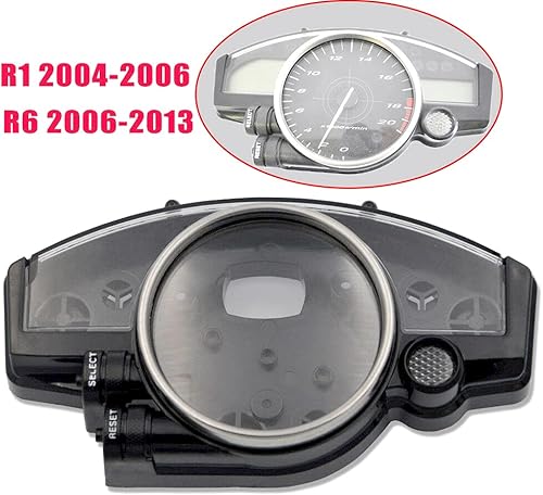 Miniatura 2 de ZXMT Cubierta del velocímetro para Yamaha YZF R1 2004 2005 2006 R6 2006 2007 2008 2009 2010 2011 2012 2013