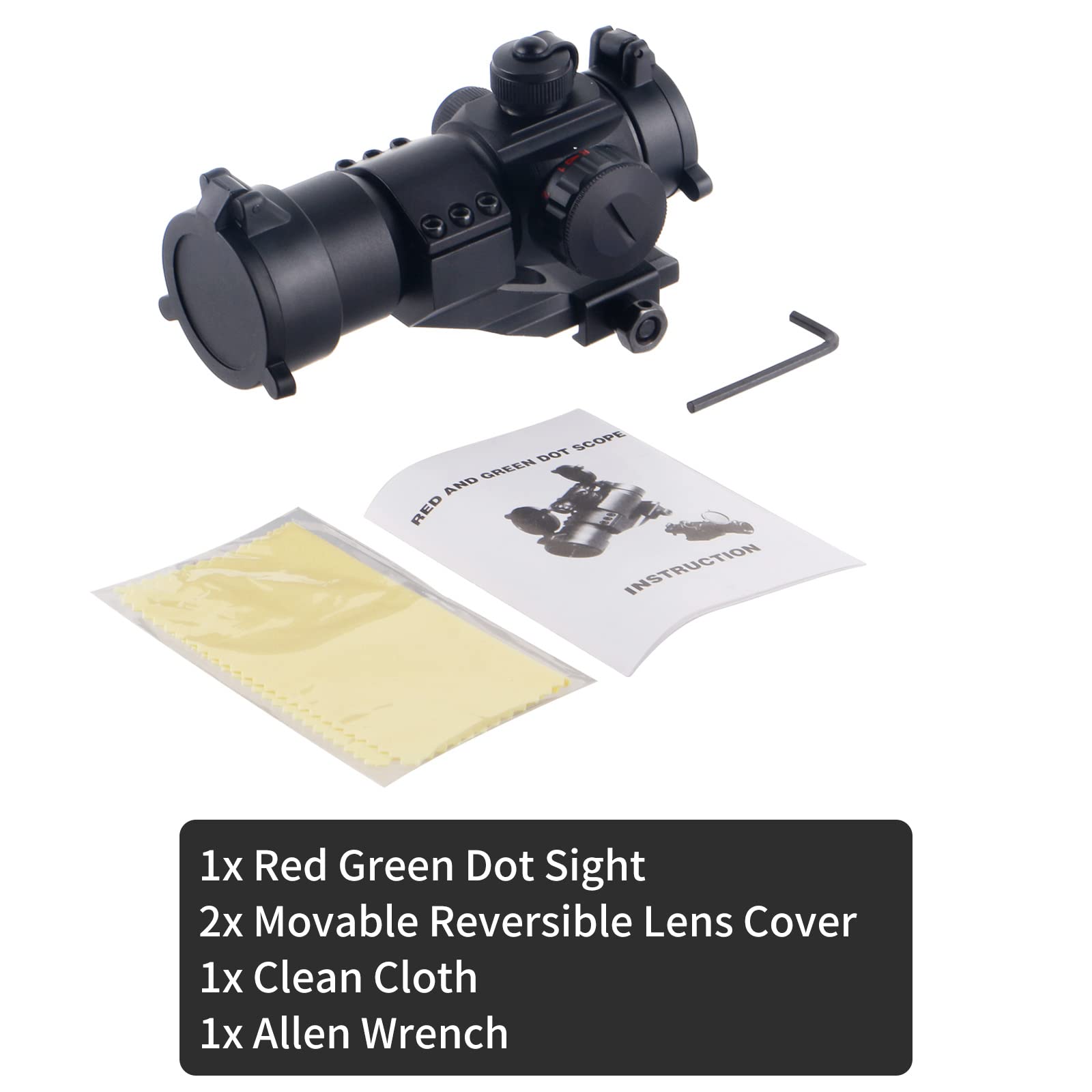 FOCUHUNTER 3-12x42 Zielfernrohr Mit Grüner Beschichtung - Beleuchtetes Absehen Für Jagd & Sport