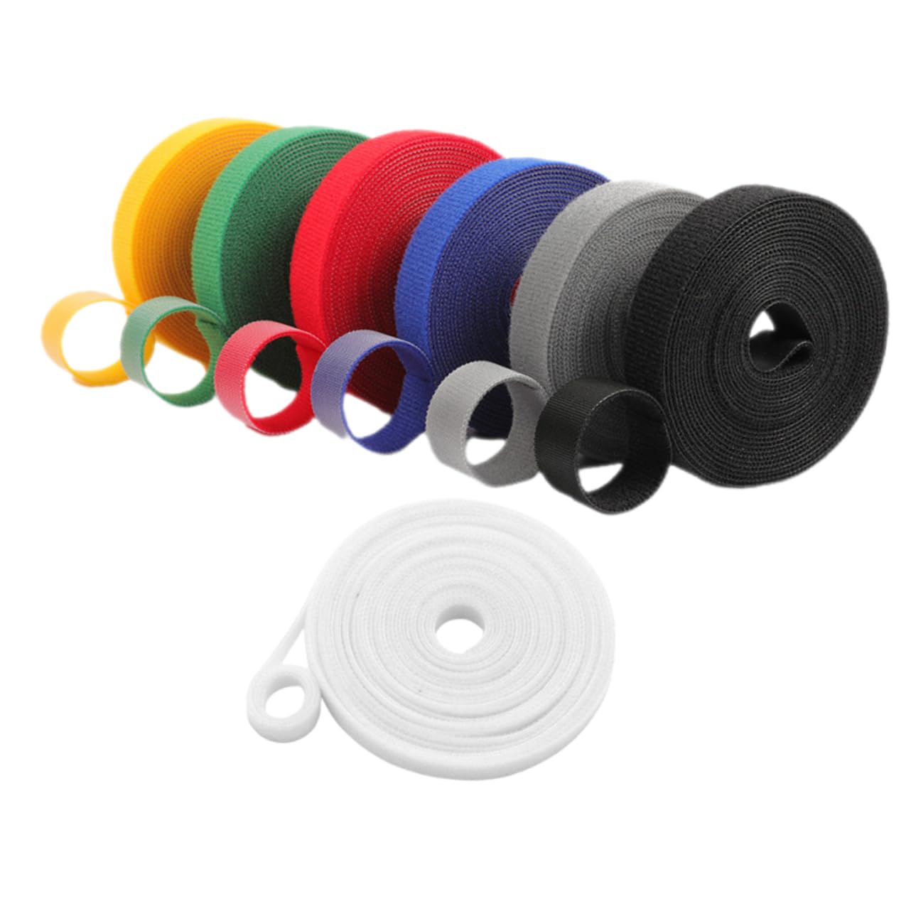 Sosoport 5 Series Correas De Plantas Escalada Cable Sujetar Propagación Oscuro Mini Corbata Flexible De Jardín Lazos De Jardín para Plantas Alambre De Amarre De Jardín Nylon 7 Piezas X 5