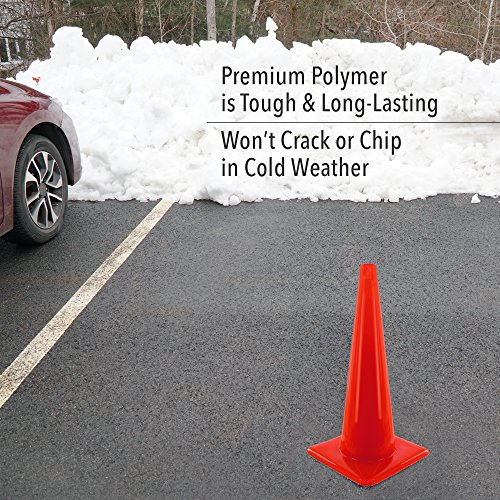 Honeywell Safety Products 28' High Visibility Orange Safety/Traffic Cone Orange #TOP3