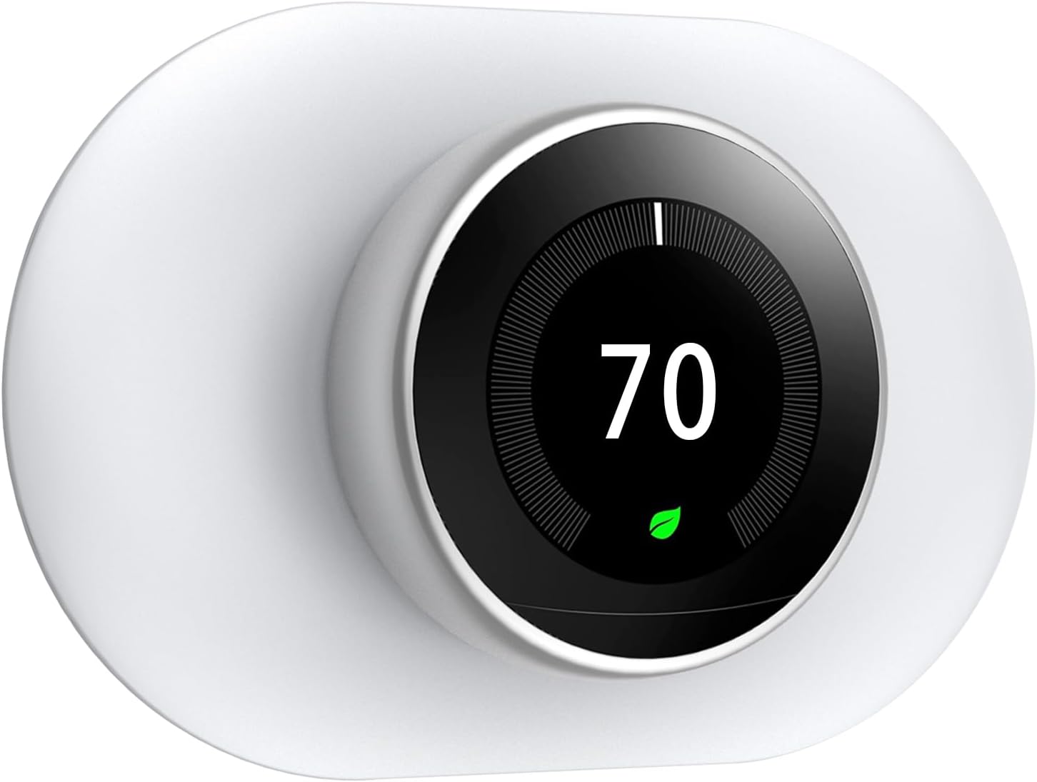 Wall Plate Cover Trim Kit for Google Nest Thermostat - Conceals Defects, Easy to Install - Compatible with Google Nest Thermostat 1st/2nd/3rd Generation