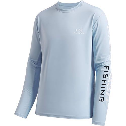BASSDASH Fishing T Shirts for Men UV Sun Protection UPF 50+ Long Sleeve Tee T-Shirt
