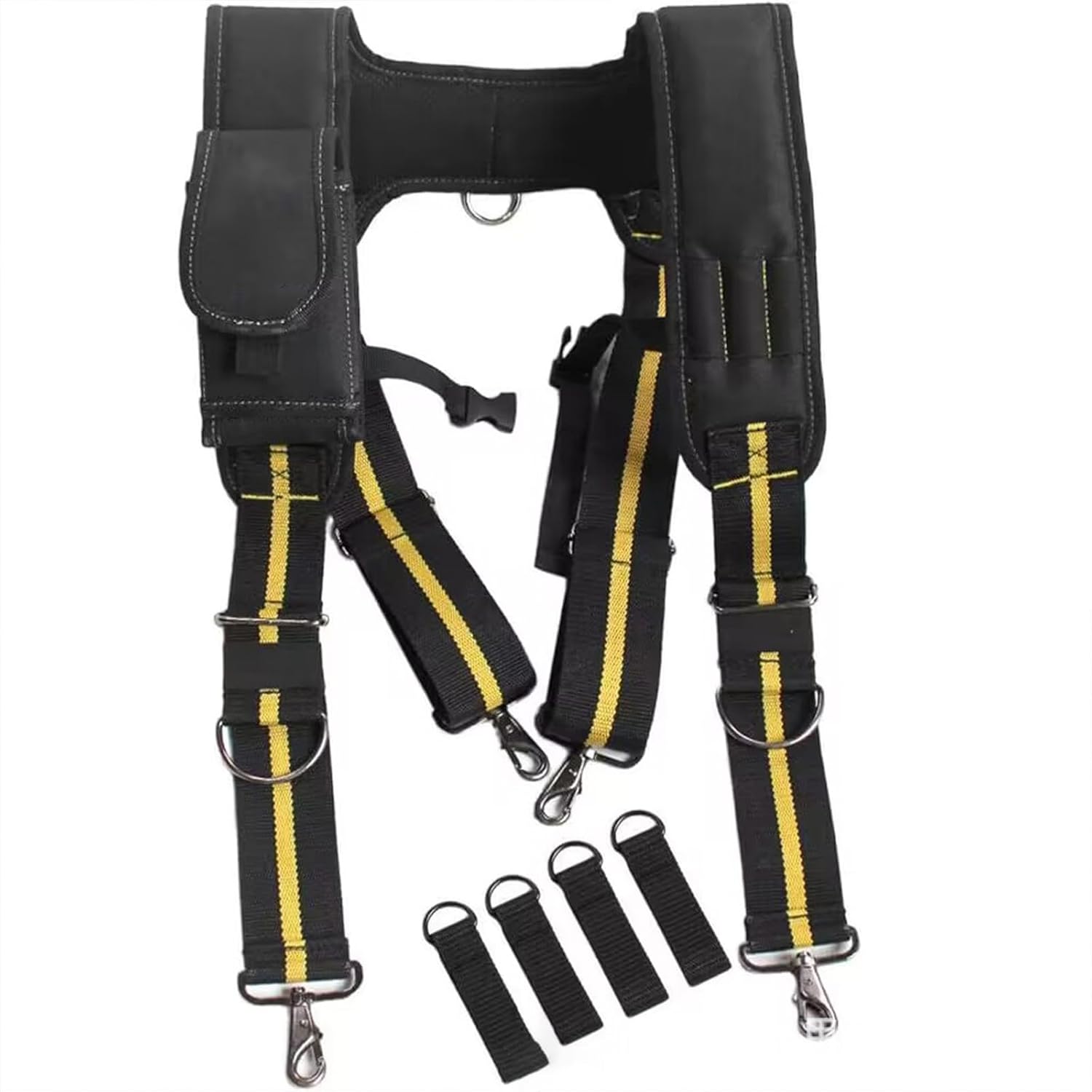 Comfort Padded Shoulder Tool Bag Belt Strap Harness with Ergonomic Shape and EVA Foam for Sweat Reduction Construction Multitool Sheath