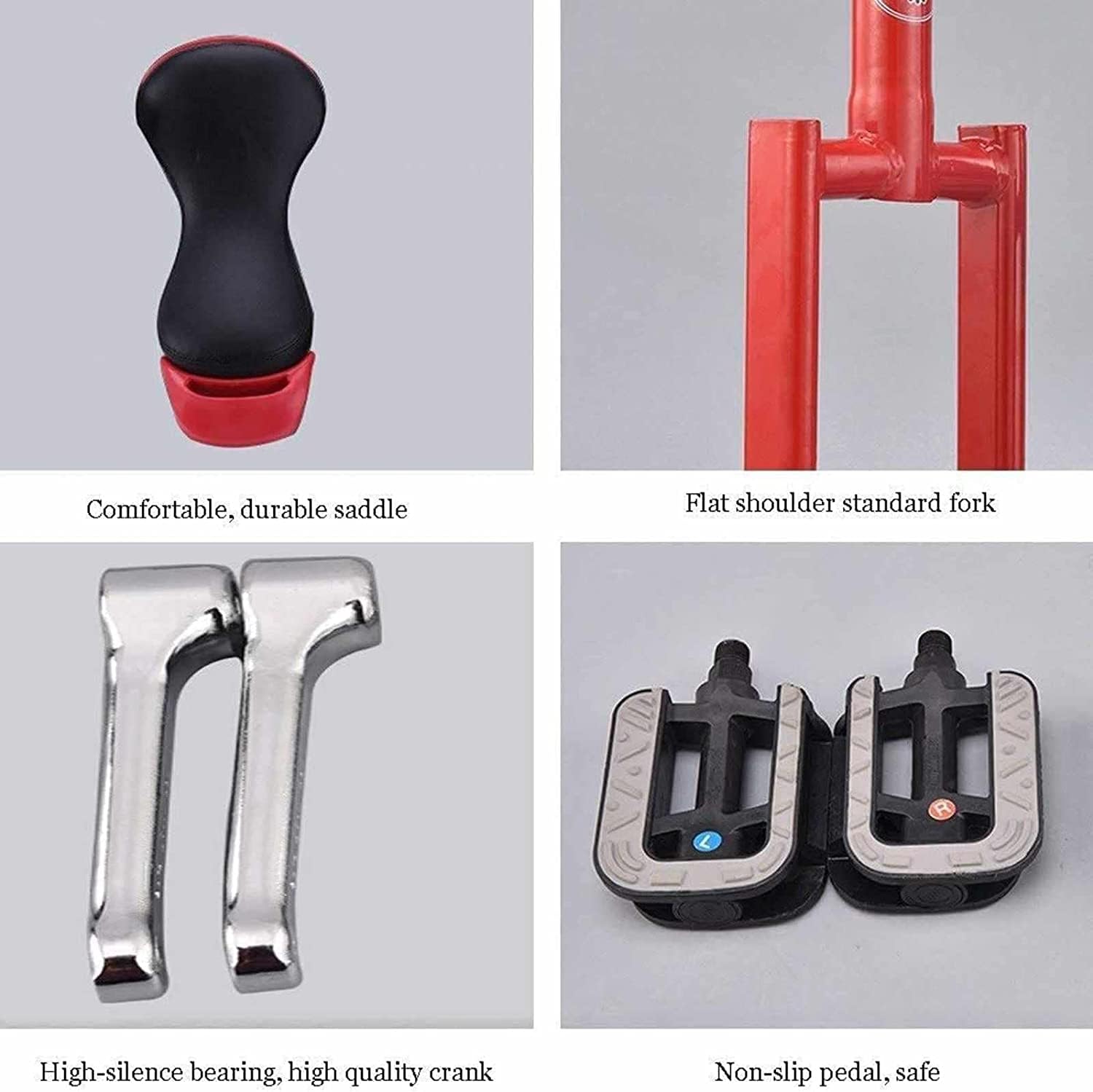 GYJ Monociclo de 18 Pulgadas, Bicicleta equilibrada de una Sola Rueda, Adecuada for Adultos con Altura Ajustable de 140-165 centímetros HY (Color : Rosso)