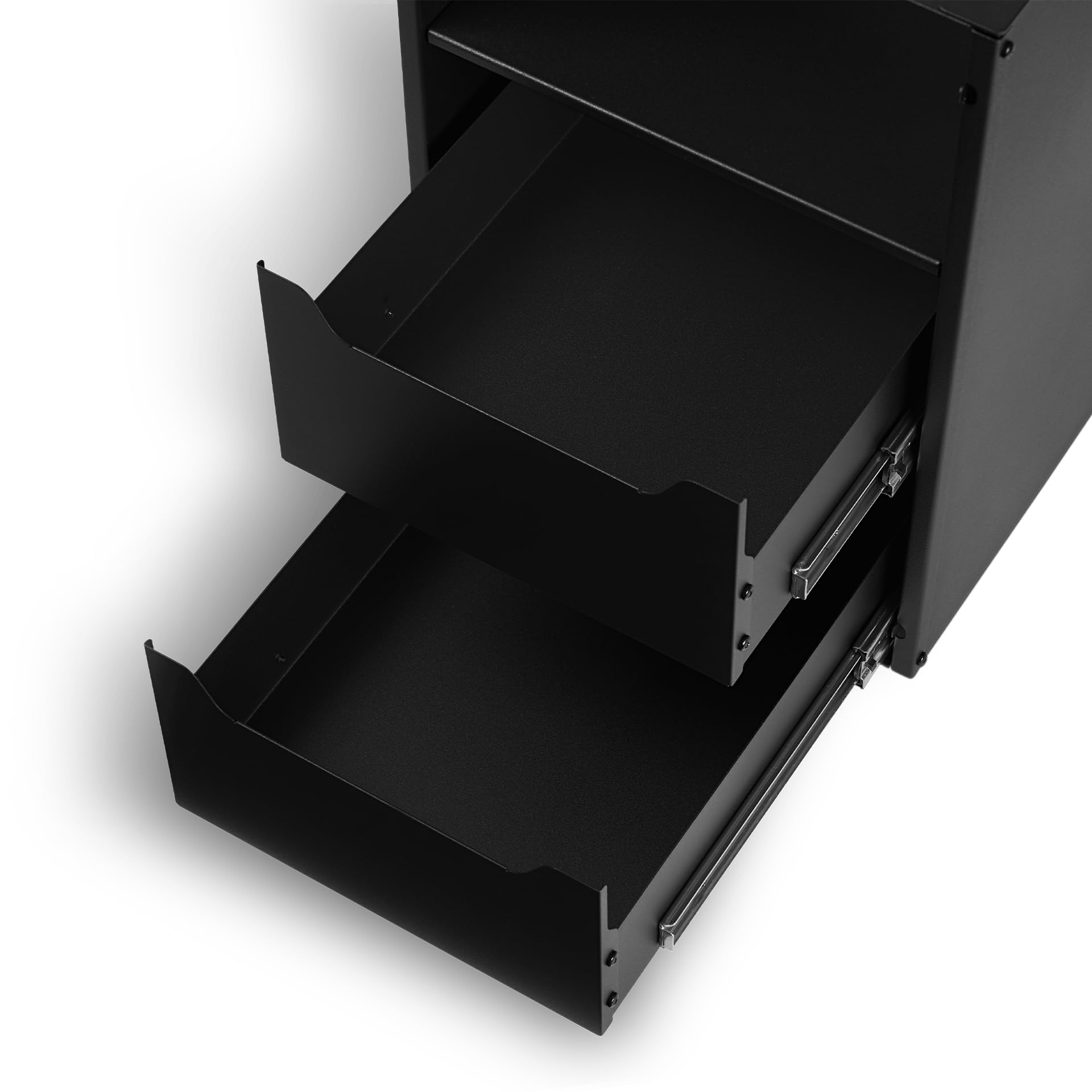 BURNHARD® Einbauregal für Gasgrill Big FRED und Fat FRED, 30 x 39 x 50 cm, Aufbewahrung Grillzubehör, Unterschrank-Regal, Schubladenschrank, wetterfest, pulverbeschichteter Stahl