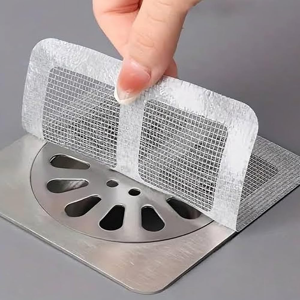 Alcanzer 10 Pcs Disposable Bathroom Drain Cover, Waterproof Shower Mesh Sticker for Hair Catcher, Kitchen Sink Strainer, Bathtub, Bathroom Drain Jali and Kitchen Accessories (B0DBM7HWGD) Amazon Price History, Amazon Price Tracker