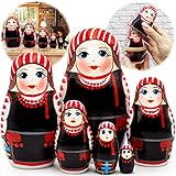 AEVVV Lot de 6 poupées gigognes ukrainiennes biélorusses – Cadeaux...