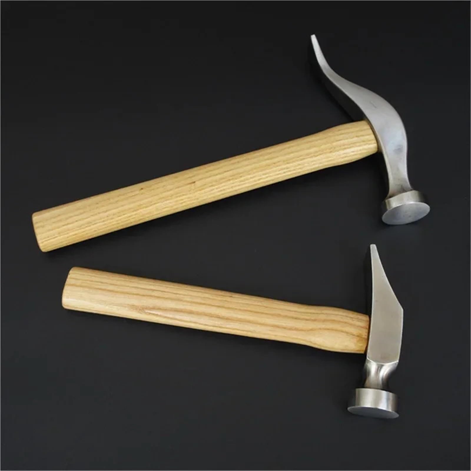 Strumento con manico in legno fatto a mano superiore martello da carpentiere for maschiare i punti a, allacciare e realizzare scarpe(Color 2)