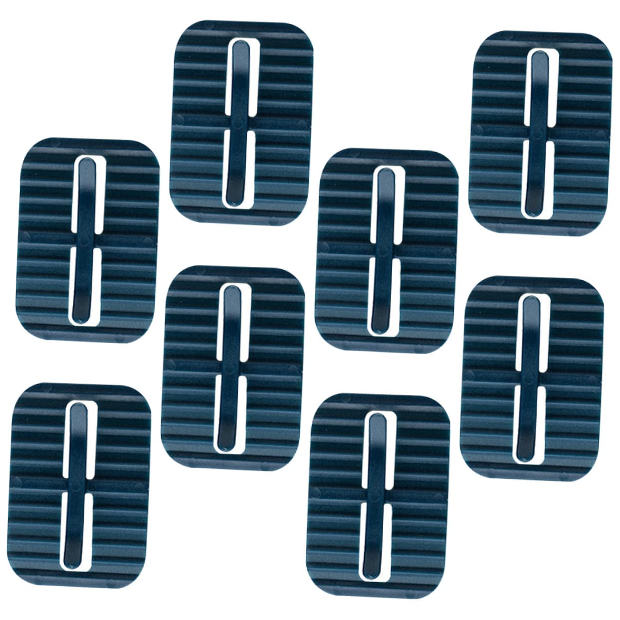 ABOOFAN Garbage Bag Holder Clip Kitchen Waste Basket Clamp Non-slip Trash Bin Clips 8 Pack