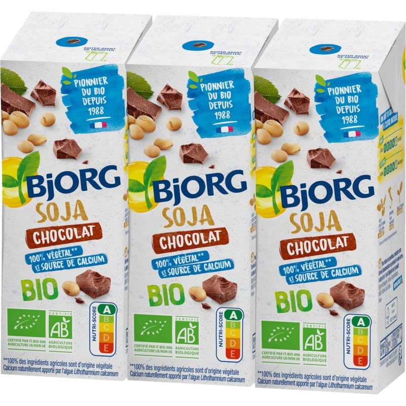 MINI SOJA CHOCOLAT BIO 3X25CL, BJORG, LOT DE 4